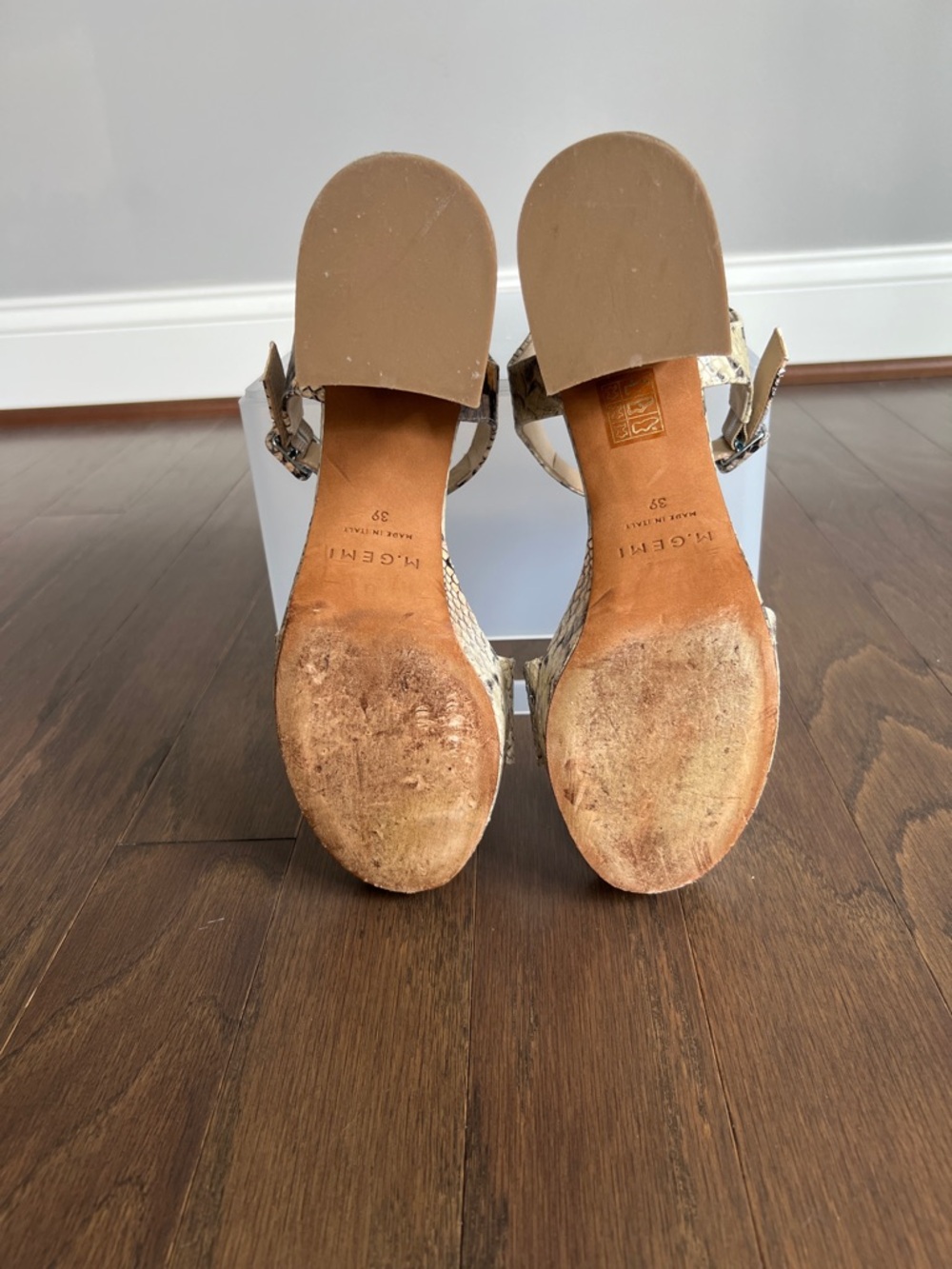 M. Gemi Lizza Nuova Platform Python Print Sandals - Picture 11 of 12
